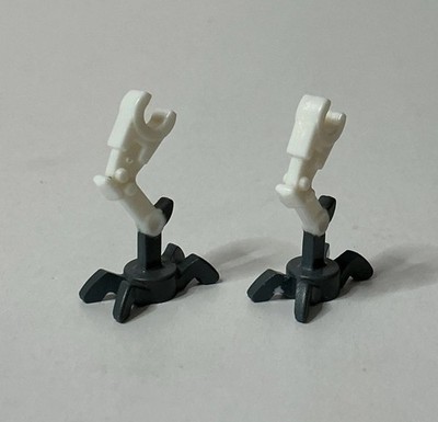 LEGO Star Wars General Grievous Minifigure LEGS Lot Of 2 White For sw0515 ~ READ