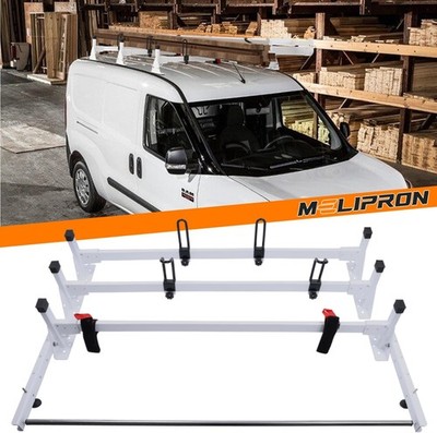 MELIPRON Cargo Van Roof Ladder Rack with Roller for RAM ProMaster City 2015-2024