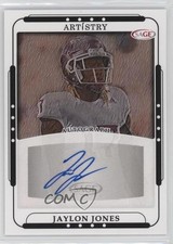 2023 SAGE Artistry Auto Jaylon Jones #ART-JJ Auto 0x5w