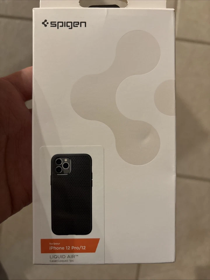 NUEVA Funda iPhone 12 Pro | Spigen [Liquid Air] Cubierta Delgada Foto 4 de 4