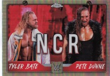 2025 Topps Chrome WWE #TAG-NCR Pete Dunne / Tyler Bate Tag Team Refractor