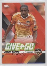 2017 Topps MLS Give & Go Red 4/10 Boniek Garcia Andrew Wenger #GG-GW r7s
