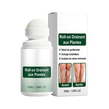 Plant-Based Roll-On Drainage Gel  Reduces edema and slims legs in 5 minutes 