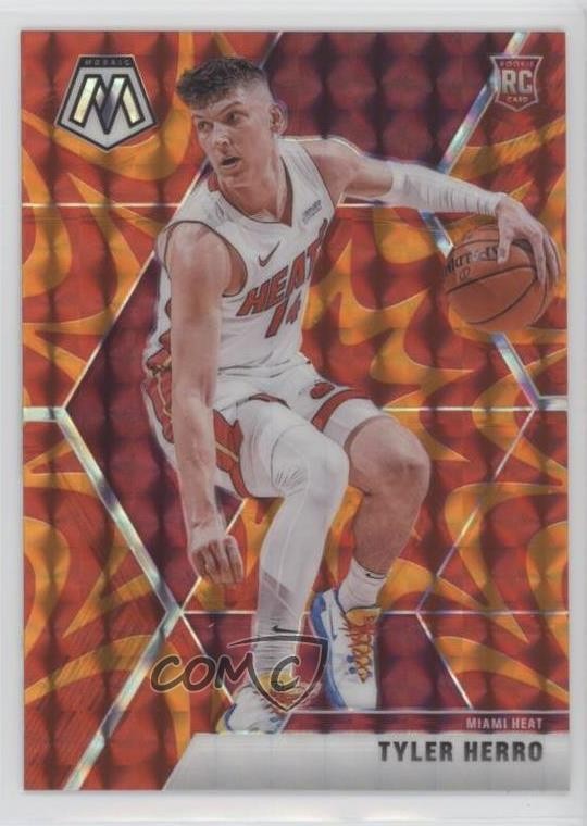 2019-20 Panini Mosaic Rookies Reactive Orange Prizm Tyler Herro #223 1f74