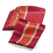 Multi Color Red Holiday Transitional Thanksgiving to Christmas Plaid Design N...