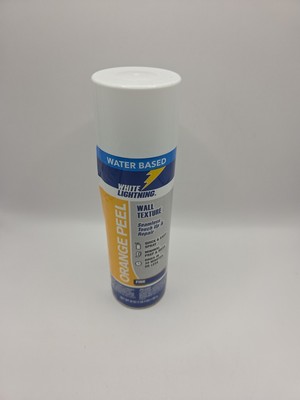 White Lightning Orange Peel Wall Texture Fine Waterbased  20 Oz Can