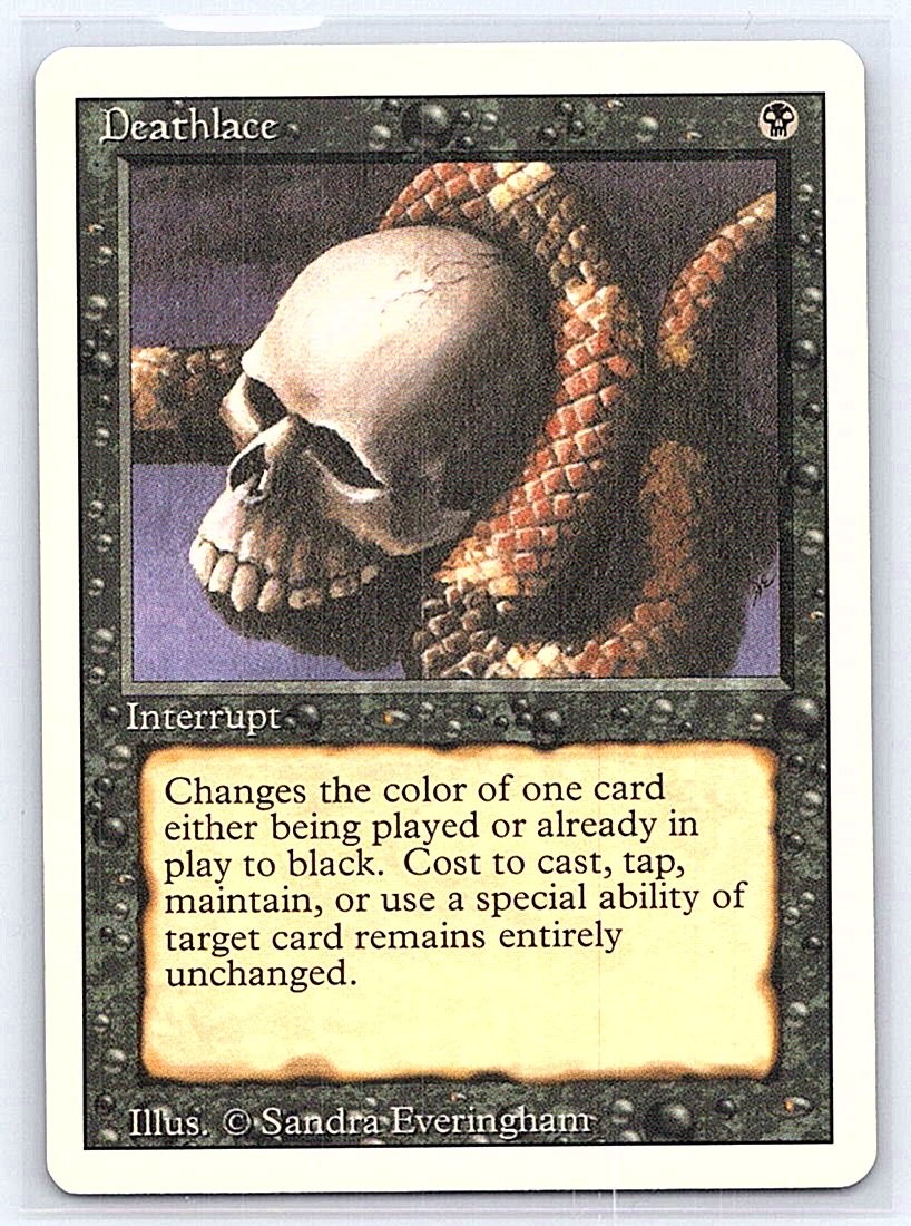 DEATHLACE R REVISED EDITION MTG CARD