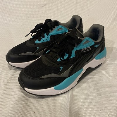 Puma Mercedes AMG Petronas F1 X-Ray Speed Sneakers Men s 10.5 Black Blue *READ