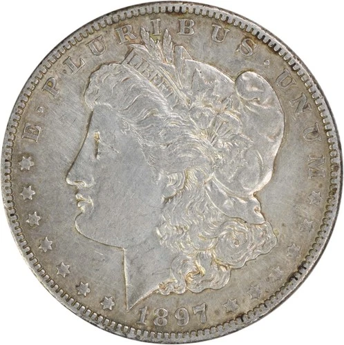 1897-O Morgan Silver Dollar EF Uncertified #654