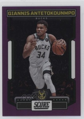 2022 Panini Chronicles Score Premium Purple /49 Giannis Antetokounmpo #532 1pe9