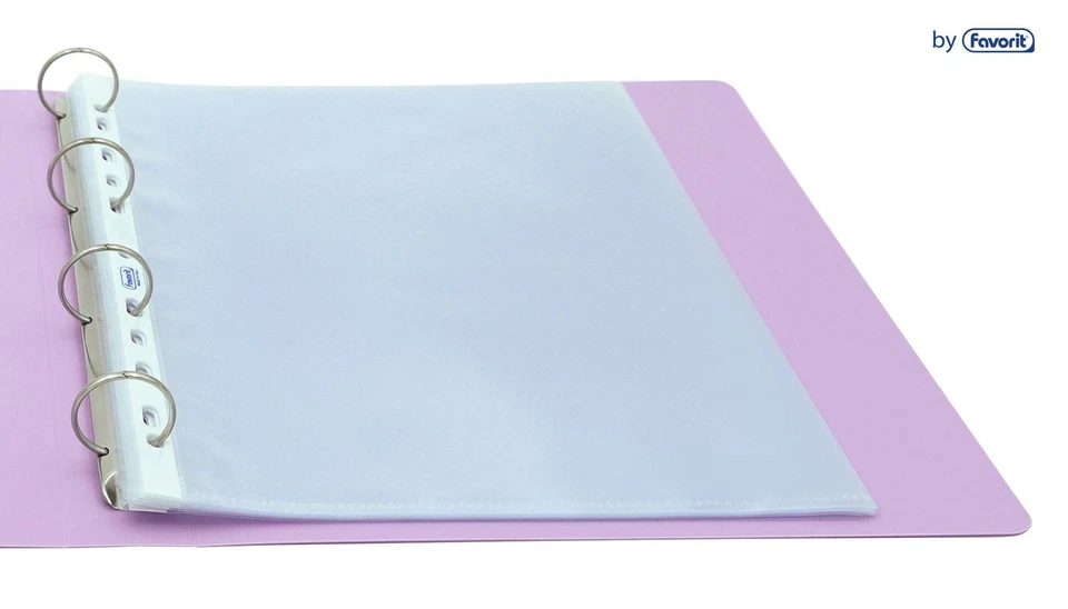 Favorit Buste Trasparenti A4 100 Pezzi Finitura Buccia d Arancia con spessore - Immagine 4 di 4