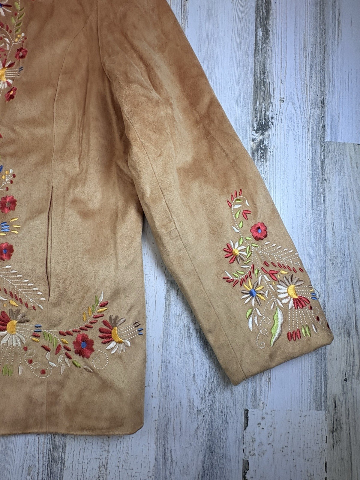 Ameri Selections Boho Western XL Coat Jacket Flor… - image 5