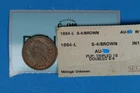 1864 L S-4 1C INDIAN HEAD CENT PENNY ABOUT UNC AU EARLY US TYPE COIN RAW-2634