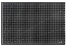 Cutting mat A1 60 x 90 cm, self-healing, can be used on both sides, with grid sc...
