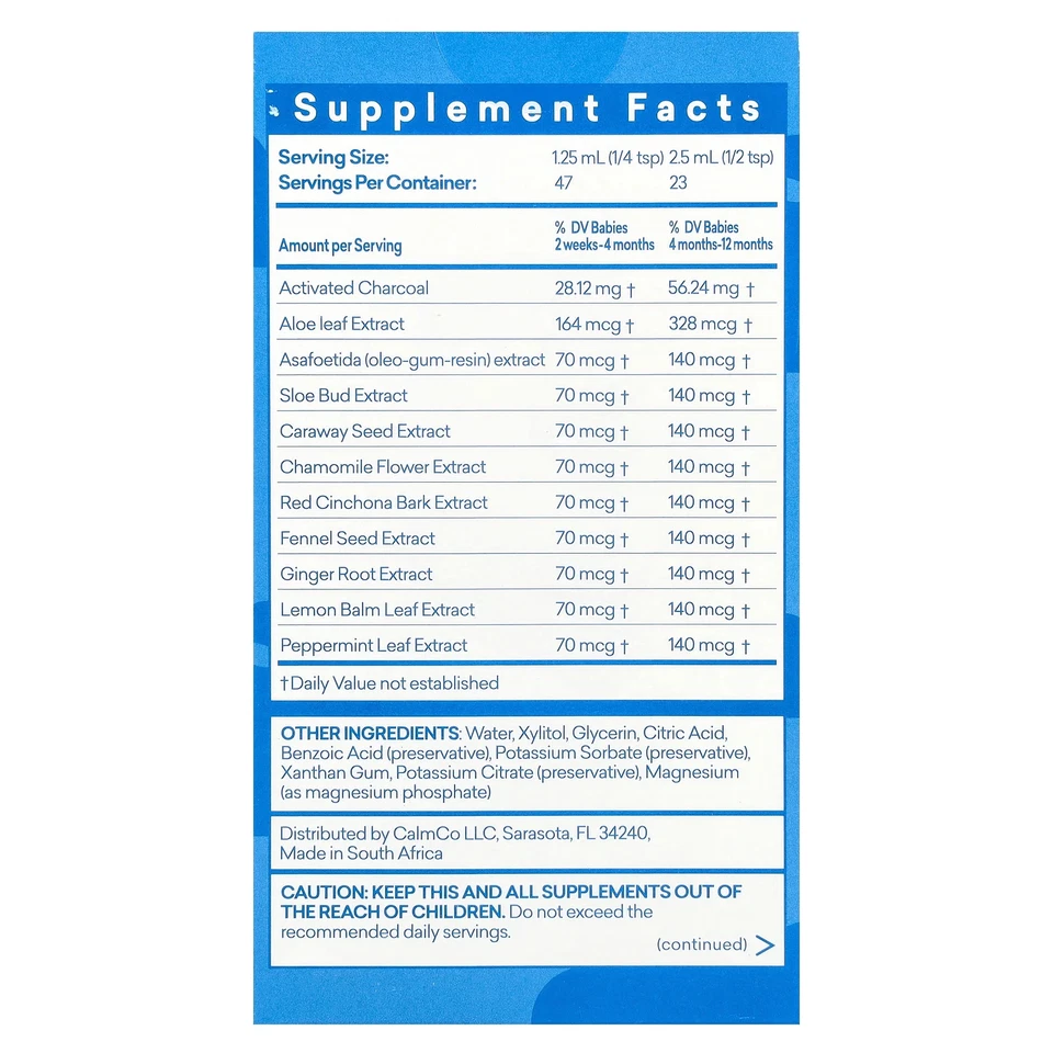 Cólicos, gases y irritabilidad, soporte extra, 2 fl oz (59 ml) Foto 2 de 3