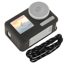 Soft Silicone Antiscratch Protective Case Cover  Lanyard For DJI OSMO Action 3
