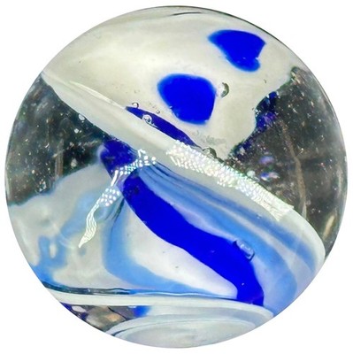 22mm STING RAY Swirl Handmade art glass Marble 7/8'' SHOOTER