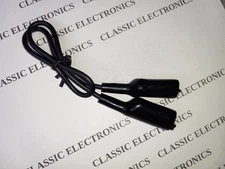 SPC Technology 1 Ft. Wire Test Jumper With Alligator Clip To Alligator Clip Blk