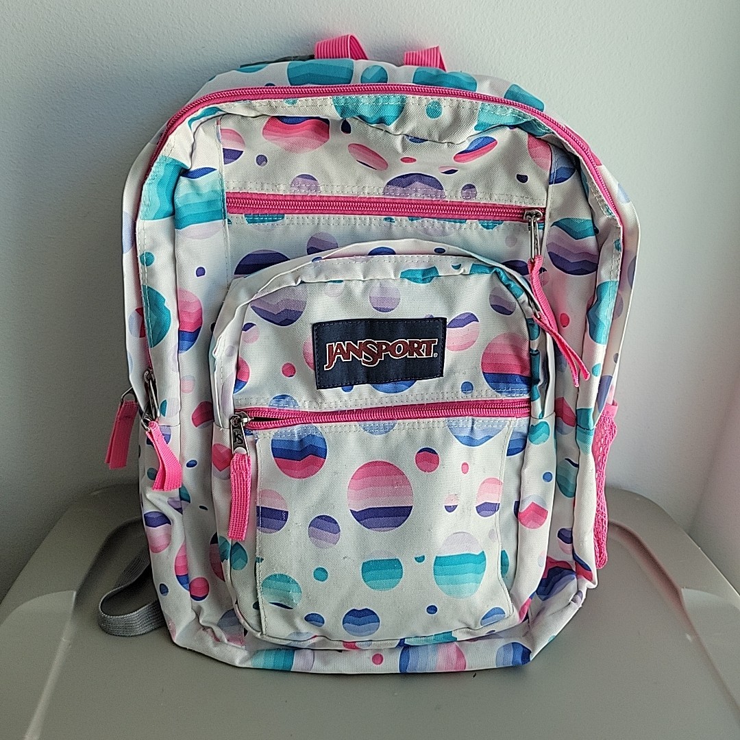 belk jansport polka dot backpack a dedicated laptop sleeve helps keep your electronics safe Jansport Polka Dot Rolling Backpack