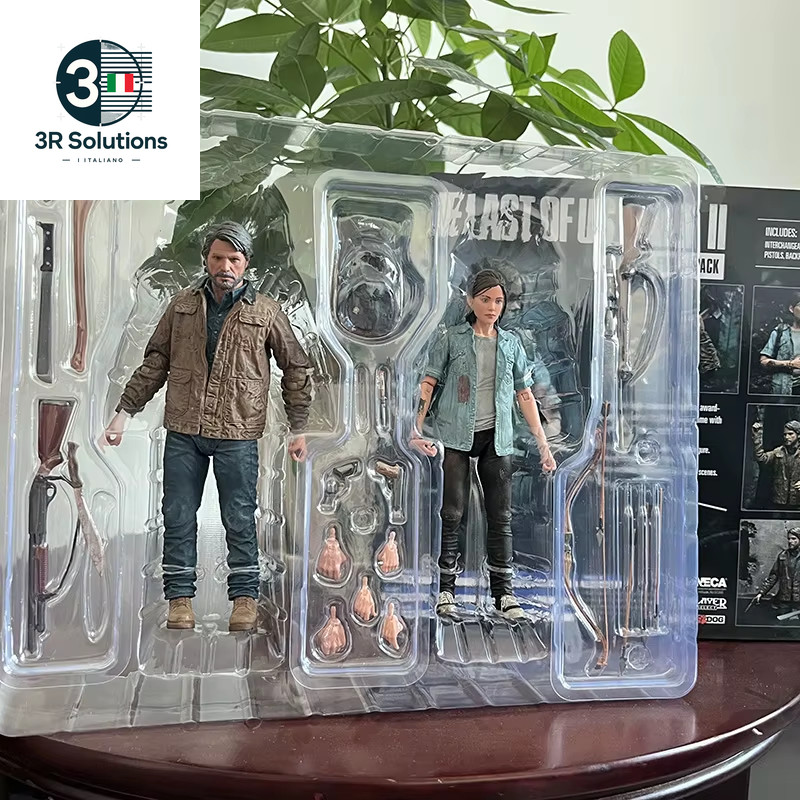 NECA Figura the Last of Us Parte 2 Joel Ellie Con Arco Action Figure 18 Cm 2 Pez