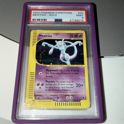 Pokemon Expedition Mewtwo Holo Card 20/165 PSA 9 Mint! | eBay