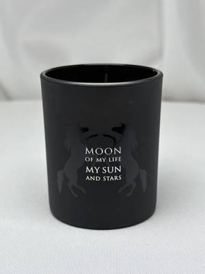 Game of Thrones Moon of My Life Candle Daenerys Quote HBO 3oz 2018 Black Jar