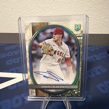2025 Topps Museum Collection Samuel Aldegheri RC Archival Autograph #’d /15 SP