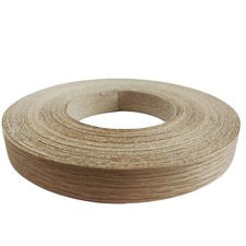White Oak Wood Veneer Edge Banding Roll 7/8 Inch  50ft Preglued Iron On Tape