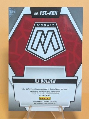 2025 Panini Mosaic Future Scripts Prizm NIL Auto #FSC-KBN KJ