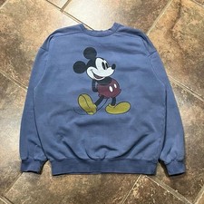 Vintage 2000s Disney Mickey Mouse Cartoon Crewneck Sweatshirt Men s Medium VTG