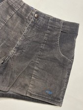 Vintage 80s 90s Ocean Pacific Corduroy Shorts Swim Surf Sz 34 fits 32-34 Gray