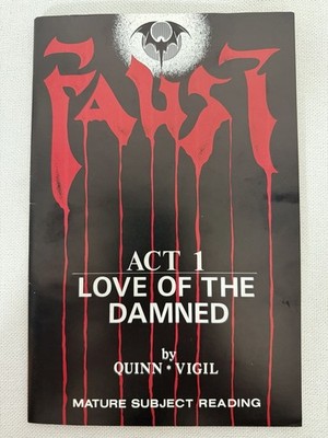 Faust Act 1 Love of the Damned #1 (1988) 1st Print Signed Tim Vigil #238/1000