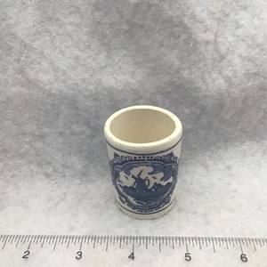 Vintage Delft Holland Hand Painted Tooth Pick Holder