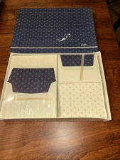 Vintage Eaton Stationary Box Set Stockbridge Collection Ensemble (Navy)