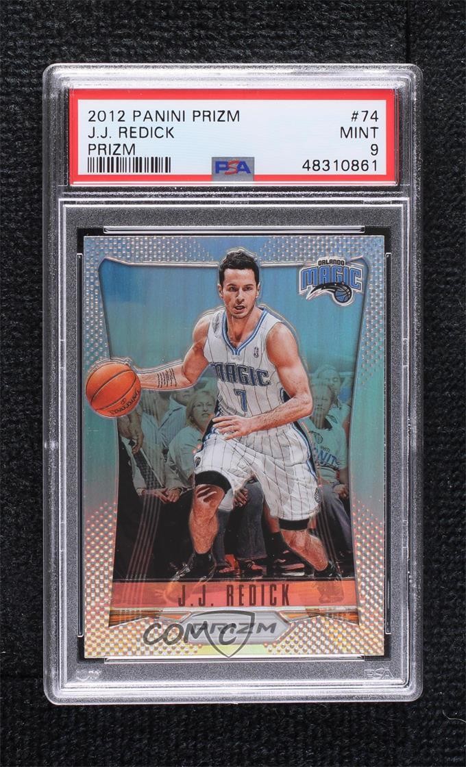 2012-13 Panini Prizm Silver Prizm JJ Redick #74 PSA 9 MINT ne4