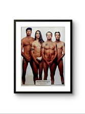 11x14 Framed Vintage Original Red Hot Chili Peppers Band Group Print