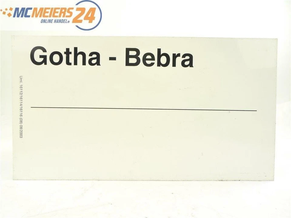 Plaque de circulation de train E244 plaque de wagon pour plaque vierge Gotha ... - Photo 1/1