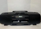 JVC RC-X510 Portable Boombox Hyper Bass Sound CD Radio Cassette - Tested - Read*