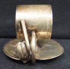 ANTIQUE SIMPSON HALL & MILLER Co Silverplate Napkin Ring Flower — photo 2