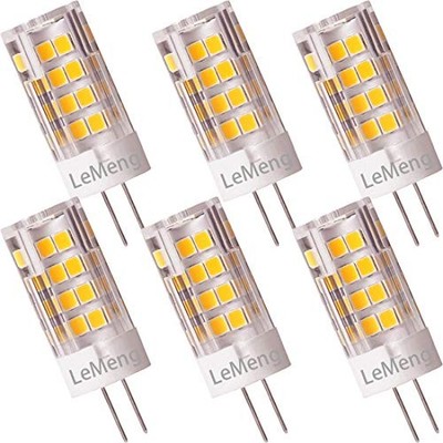G4 LED Bulb 3.5W 2700K Warm White bi-pin T3 JC Type 12VAC/DC 20-35W Halogen