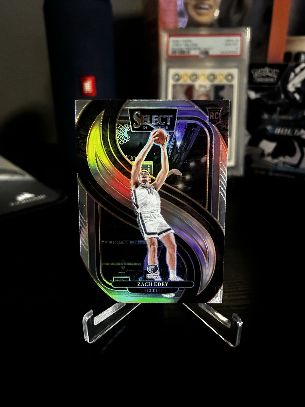 ZACH EDEY 2024-25 SELECT PREMIER LEVEL ROOKIE SILVER PRIZM #192 RC Q4362