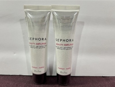 Sephora Beauty Amplifier Mattifying H2O Gel Primer 1 Oz / 30 mL NEW SEALED (2PK)