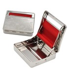 Rolling Machine Metal Red Cloth Automatic Cigarette Tobacc Roller Box & Stora...