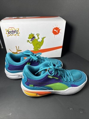 Mens PUMA Nickelodeon RUGRATS Court Rider Basketball Shoes Size 10 Deadstock EUC
