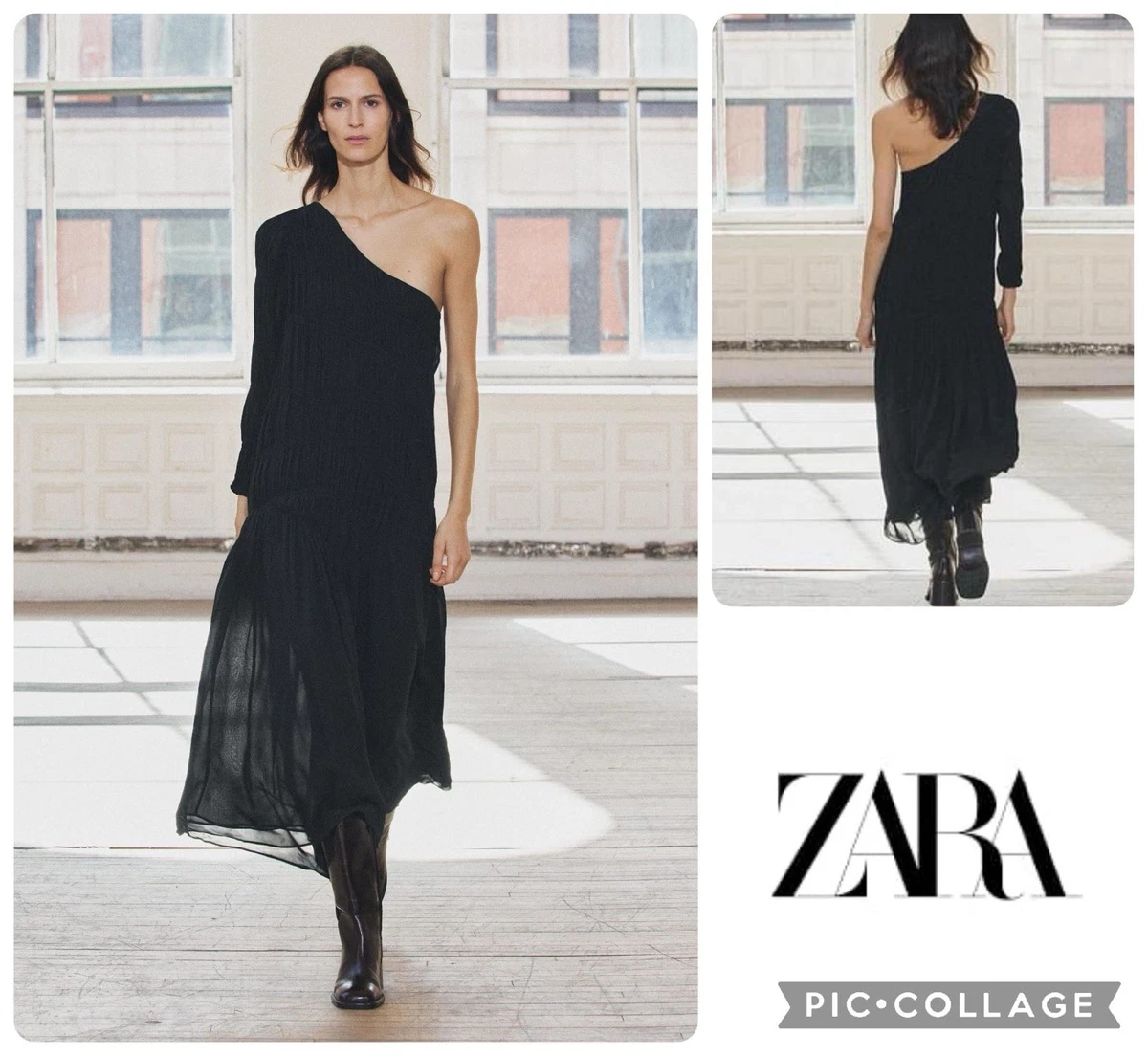 chinese dress ladies Zara Gown with Chiffon Skirt