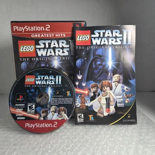 Lego Star Wars II 2 The Orginal Trilogy Sony PS2 Complete CIB Tested Lucasarts