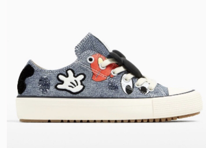 Disney Zara Kids Trainers Zara Girls Disney Mickey Mouse Denim