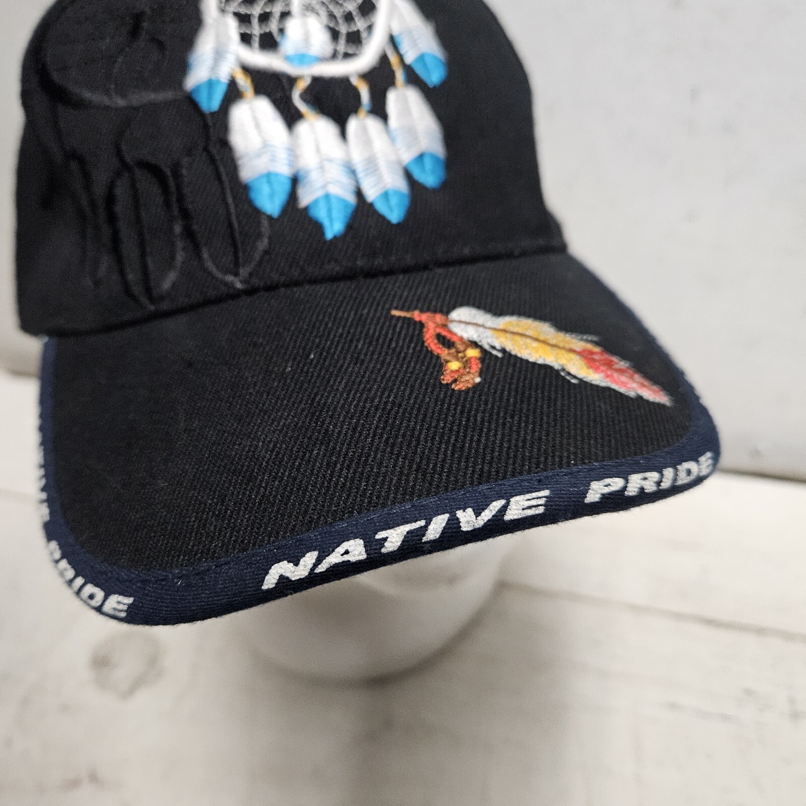 2 Native Pride Embroidered Strapback Hats Indigen… - image 5