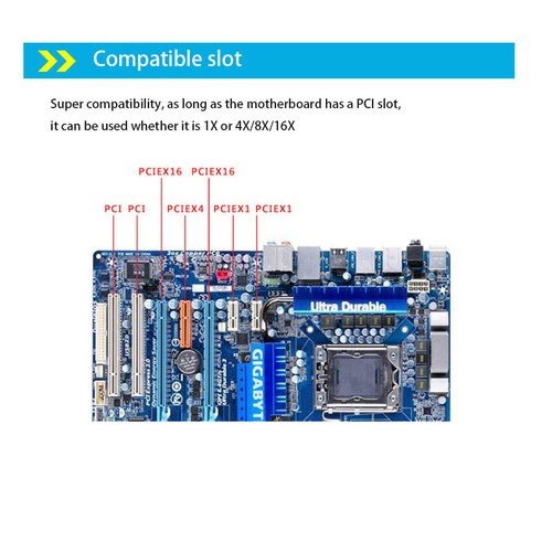 RJ-45 LAN Adapter Game PCI Gigabit Network Card Adapter 10/100/1000Mbps Lan Card - Picture 6 of 6