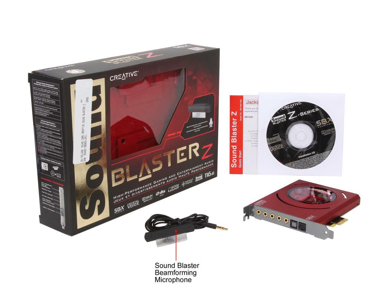 Creative Sound Blaster Z Sound Card 70sb For Sale Online Ebay